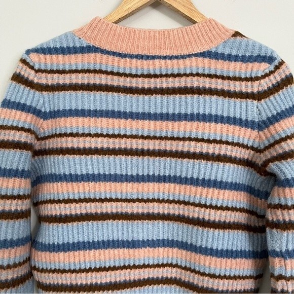 NWT English Factory Knit Striped Cropped Cardigan, Size XS - Picture 6 of 9